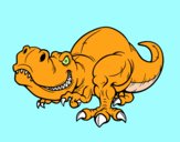 Dibujo Tyrannosaurus Rex pintado por zhaucor