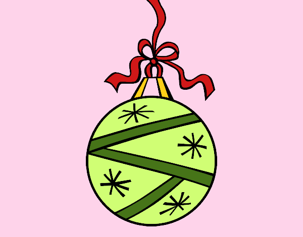 Una bola de Navidad