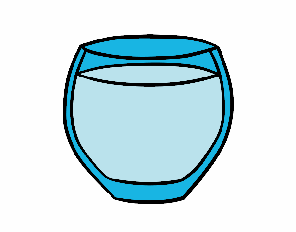 Dibujo Vaso de agua pintado por ismargilpe