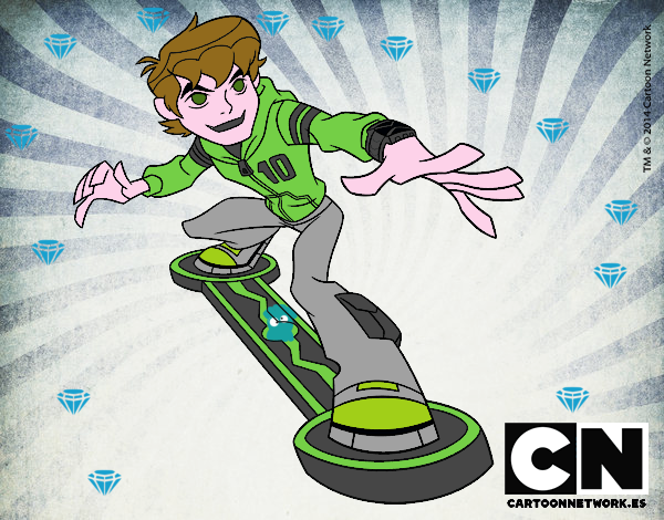 Ben 10 skateboard