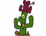 Cactus con sombrero