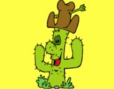 Cactus con sombrero