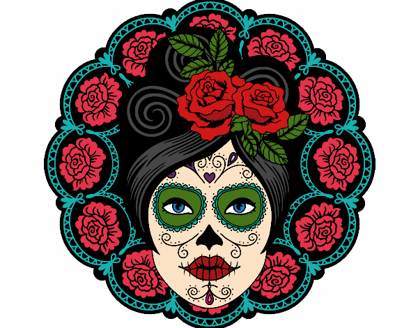 Calavera mejicana femenina