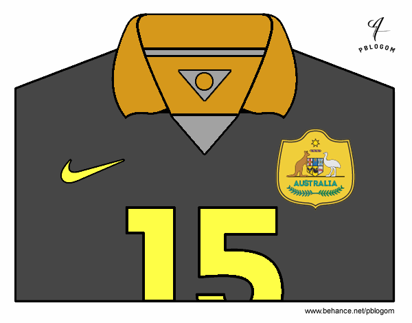 Camiseta del mundial de fútbol 2014 de Australia