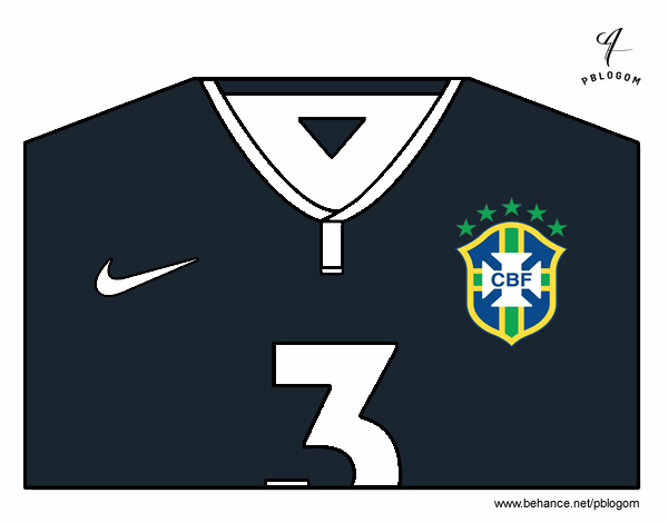 Camiseta del mundial de fútbol 2014 de Brasil