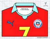 Camiseta del mundial de fútbol 2014 de Chile