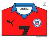 Camiseta del mundial de fútbol 2014 de Chile