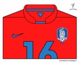 Camiseta del mundial de fútbol 2014 de Corea del Sur