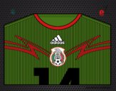 Camiseta del mundial de fútbol 2014 de México