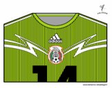 Camiseta del mundial de fútbol 2014 de México