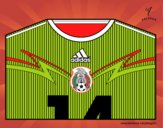 Camiseta del mundial de fútbol 2014 de México