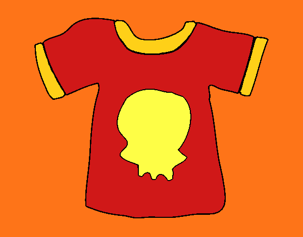 Dibujo Camiseta emo pintado por jackgamer2