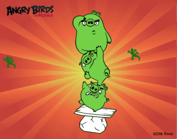 Cerdos verdes de Angry Birds