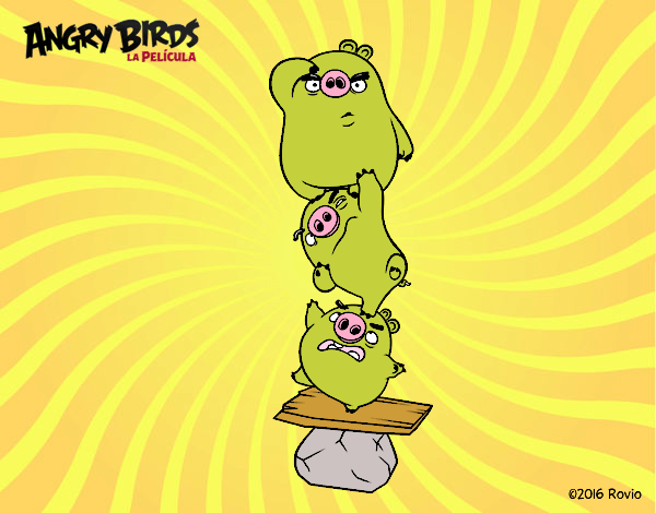 Cerdos verdes de Angry Birds