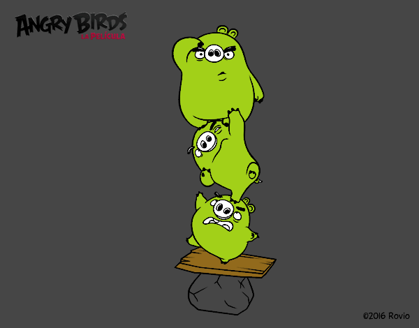 Cerdos verdes de Angry Birds