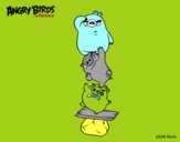 Cerdos verdes de Angry Birds