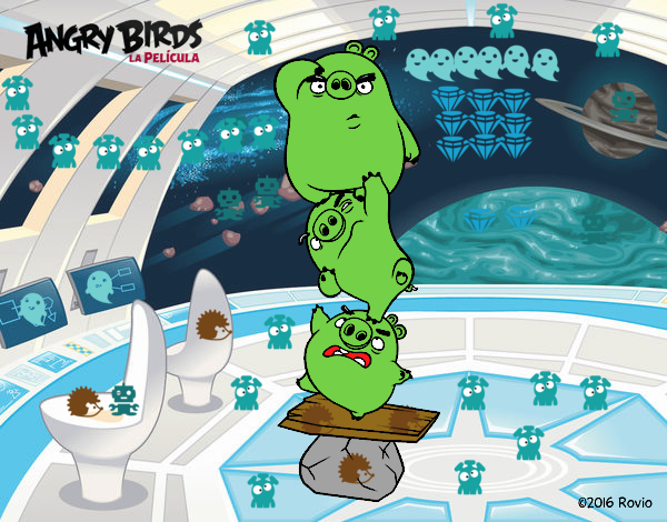 Cerdos verdes de Angry Birds