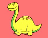 Dibujo Dino Diplodocus pintado por gabriel201