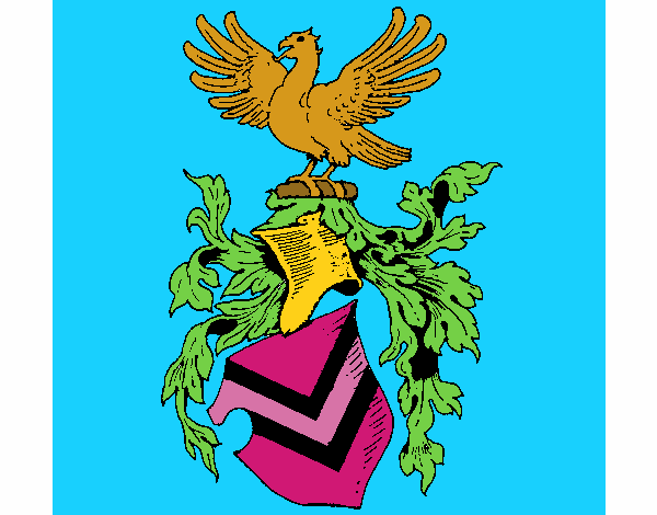 Escudo de armas y aguila 