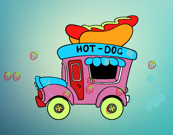 Food truck de perritos calientes