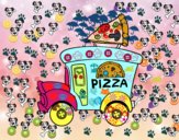 Food truck de pizza