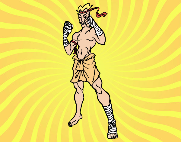 Luchador de Muay Thai