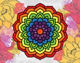 Dibujo Mandala pétalos de flor pintado por morocha15_