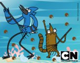 Mordecai y Rigby