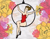 Dibujo Mujer trapecista pintado por DiamondB