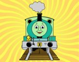 Dibujo Percy la locomotora pintado por meibol