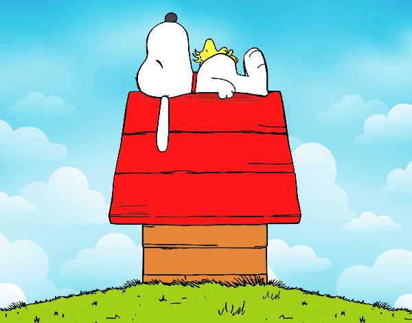 Snoopy durmiendo