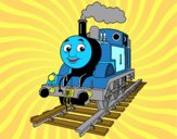 Dibujo Thomas la locomotora pintado por meibol