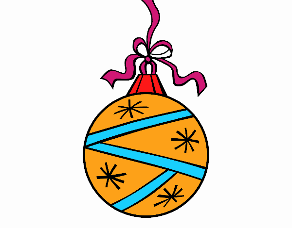 Una bola de Navidad