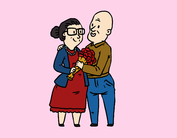 Abuelos enamorados