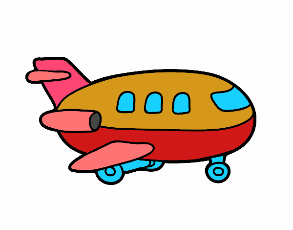 Dibujo Avión de madera pintado por fiamma6