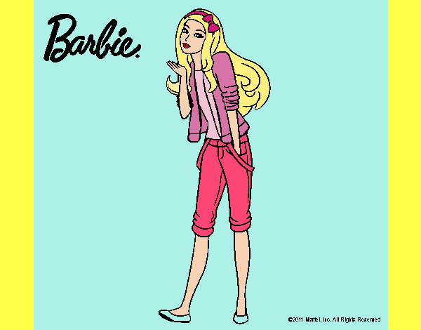 Barbie con look casual