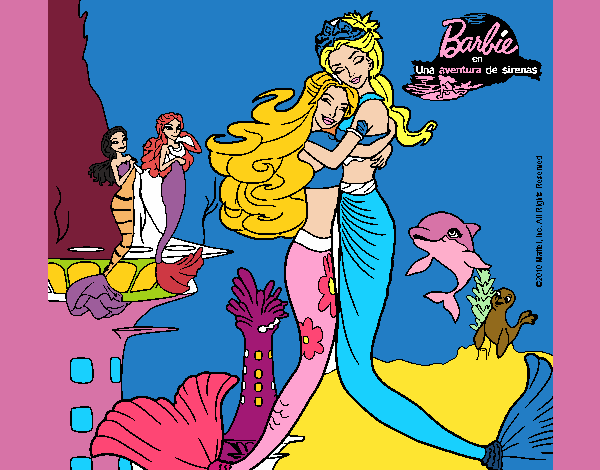 Barbie sirena y la reina sirena