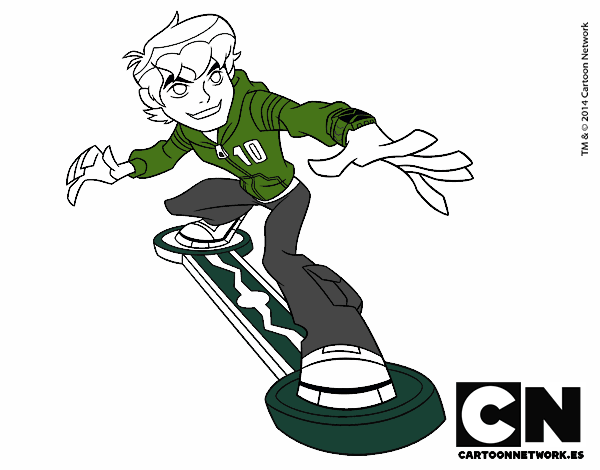 Ben 10 skateboard