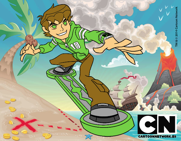 Ben 10 skateboard