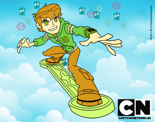 Ben 10 skateboard