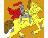 Dibujo Caballero a caballo 2 pintado por danire