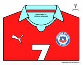 Camiseta del mundial de fútbol 2014 de Chile