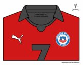 Camiseta del mundial de fútbol 2014 de Chile