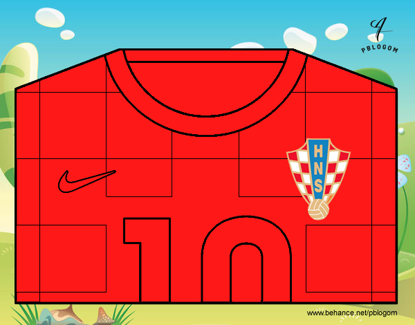 Camiseta del mundial de fútbol 2014 de Croacia