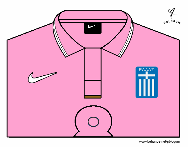 Camiseta del mundial de fútbol 2014 de Grecia