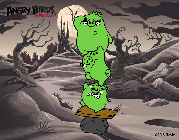 Cerdos verdes de Angry Birds