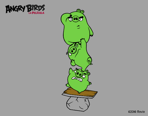 Cerdos verdes de Angry Birds