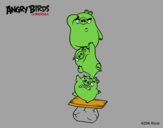 Cerdos verdes de Angry Birds