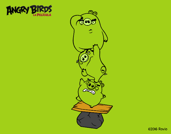 Cerdos verdes de Angry Birds