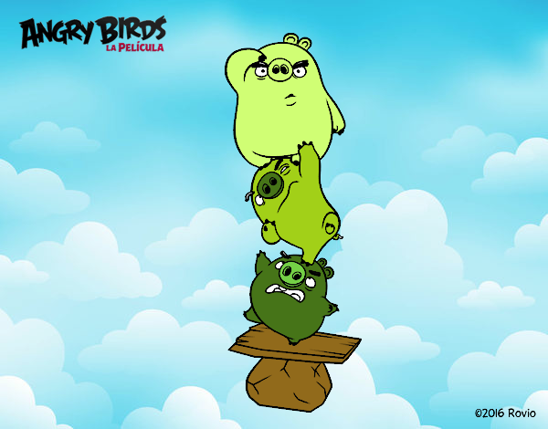 Cerdos verdes de Angry Birds